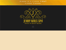 Tablet Screenshot of jennynailsspa.com